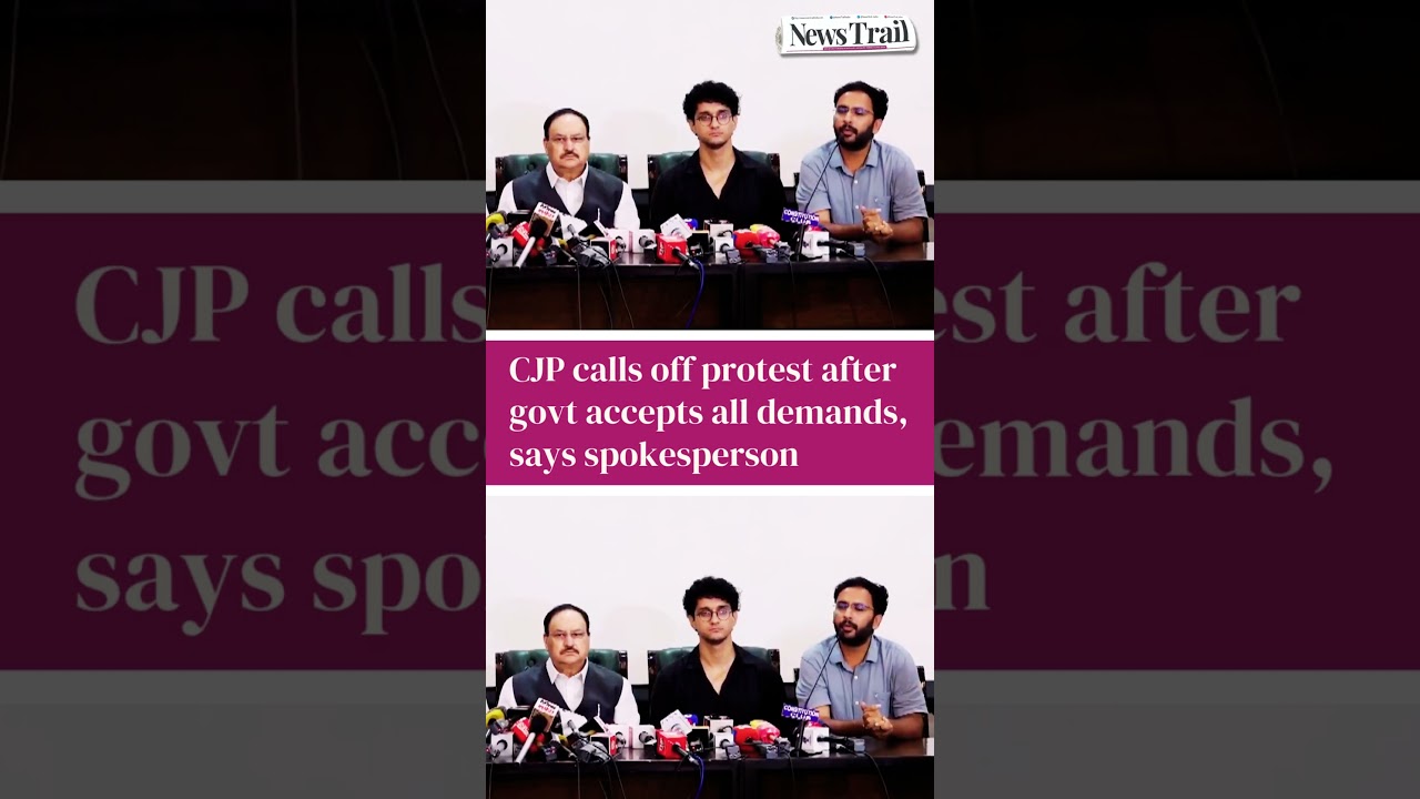 CJP calls off protest after govt accepts all demands, says spokesperson