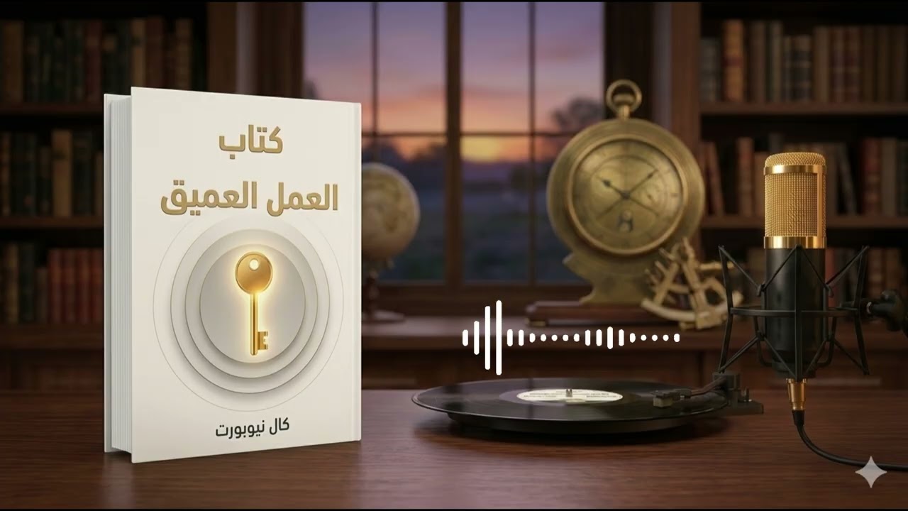 وداعاً للتشتت! 🧠 ملخص كتاب العمل العميق - كيف تنجز في ساعتين ما ينجزه الآخرون في يوم؟