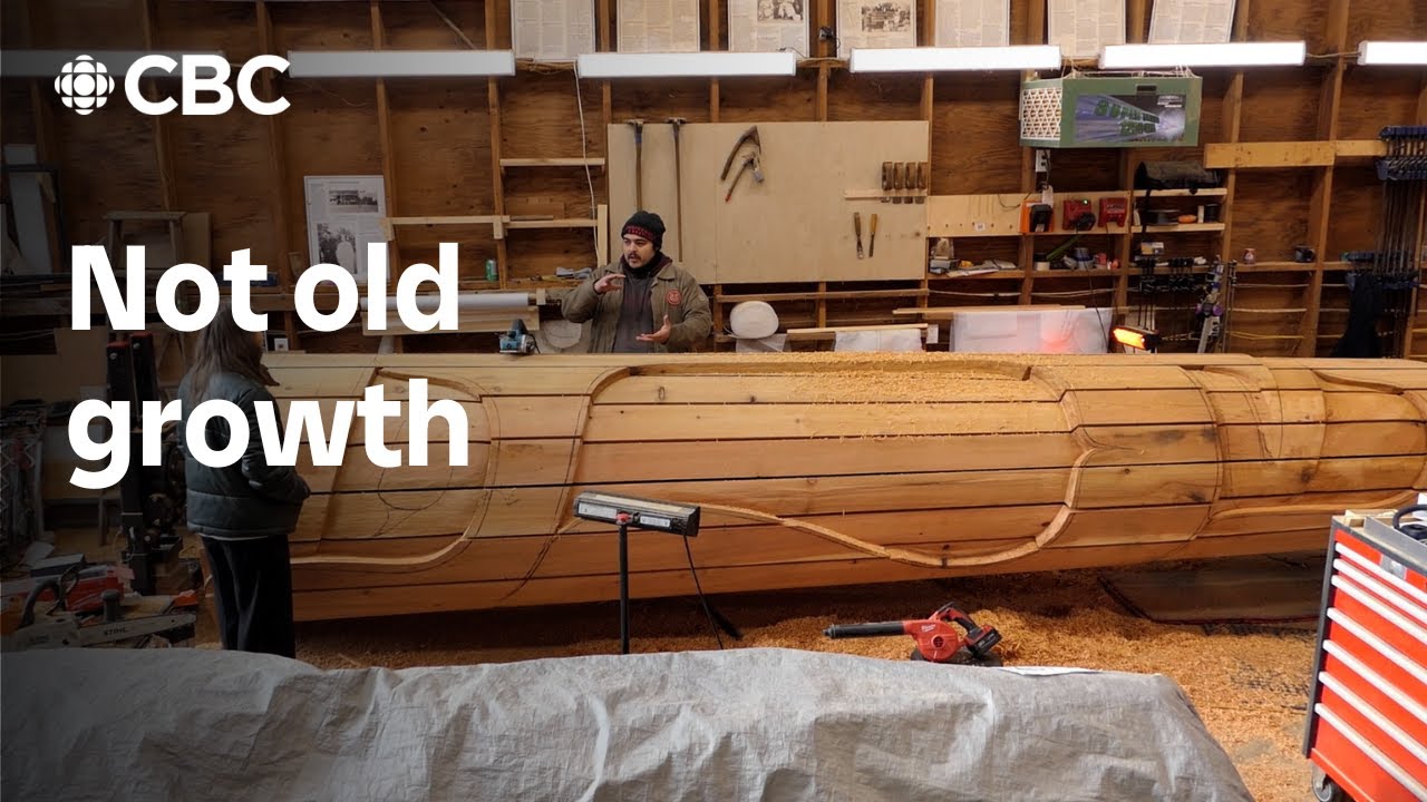 How this artist is carving totems without chopping old growth