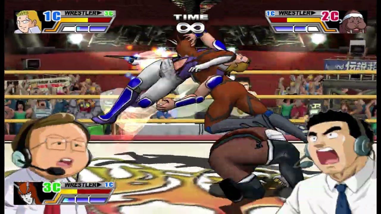 Ultimate Muscle: Legends vs New Generation - Terry Kenyon vs Wally Tusket vs Dik Dik