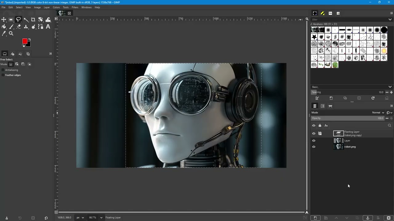 Floating Selections Can Cause Unresponsiveness
