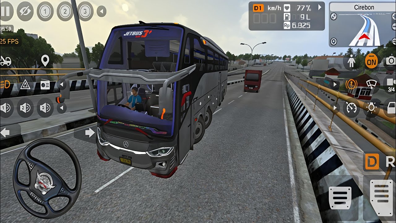 Jakarta to Wonosobo Bus Drive 🚍 | Realistic Bus Simulator Indonesia | Extreme Hill Road Gameplay