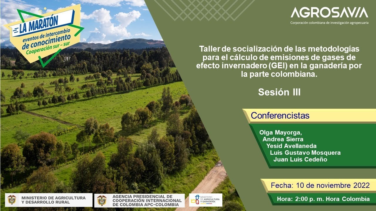 Socialización de las metodologías para el cálculo de emisiones de gases de efecto invernadero