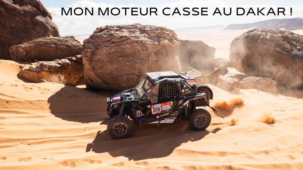Mon moteur casse dans le désert en plein Dakar ! 😥