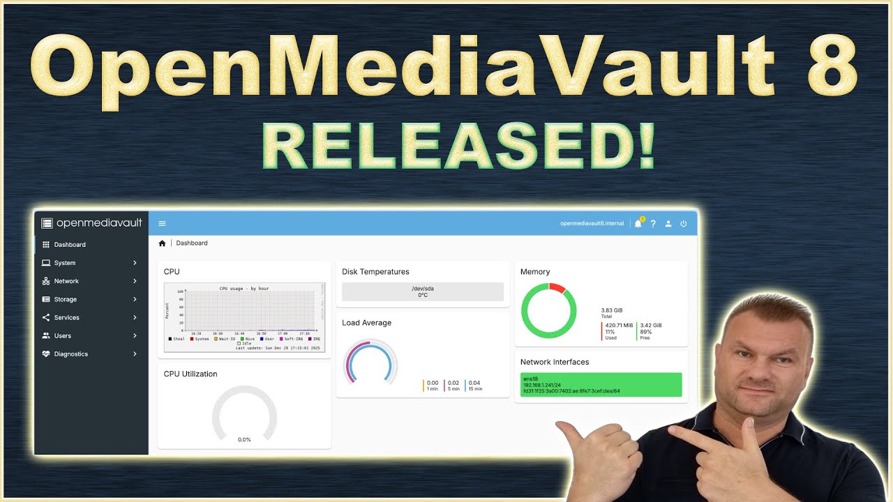 Главные изменения в OpenMediaVault 8 (и почему это важно).