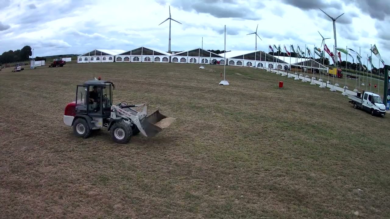 Zeitraffer Aufbau Festplatz KSF 2025 Büren - Teil 3