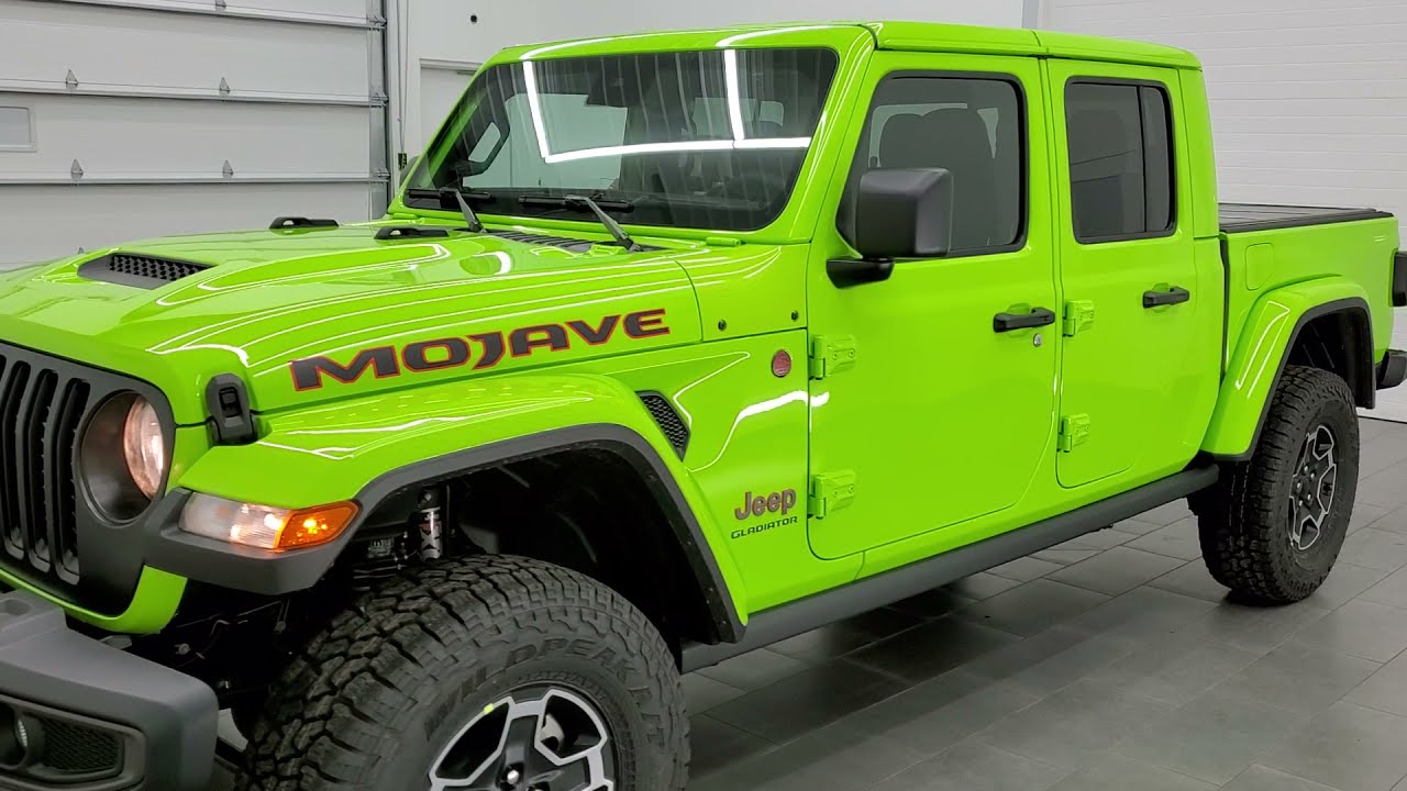 2021 JEEP GLADIATOR MOJAVE IN GECKO GREEN GLADIATOR WALKAROUND OVERVIEW SOLD!