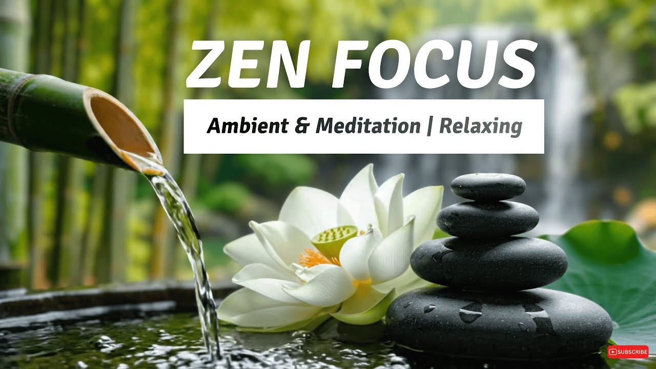 LIVE 🔴 Relaxing Zen Focus Sleep Waterfall Ambience 🌿 Calm Mind & Stress Relief