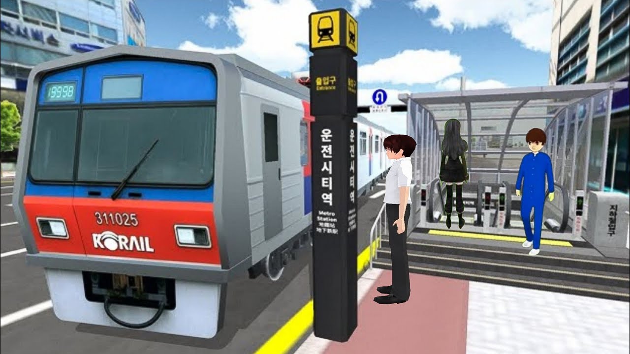  Metro 🚇 Station 🚉 Train Arrival Gameplay - Android Gameplay || 3D Driving Class 2 