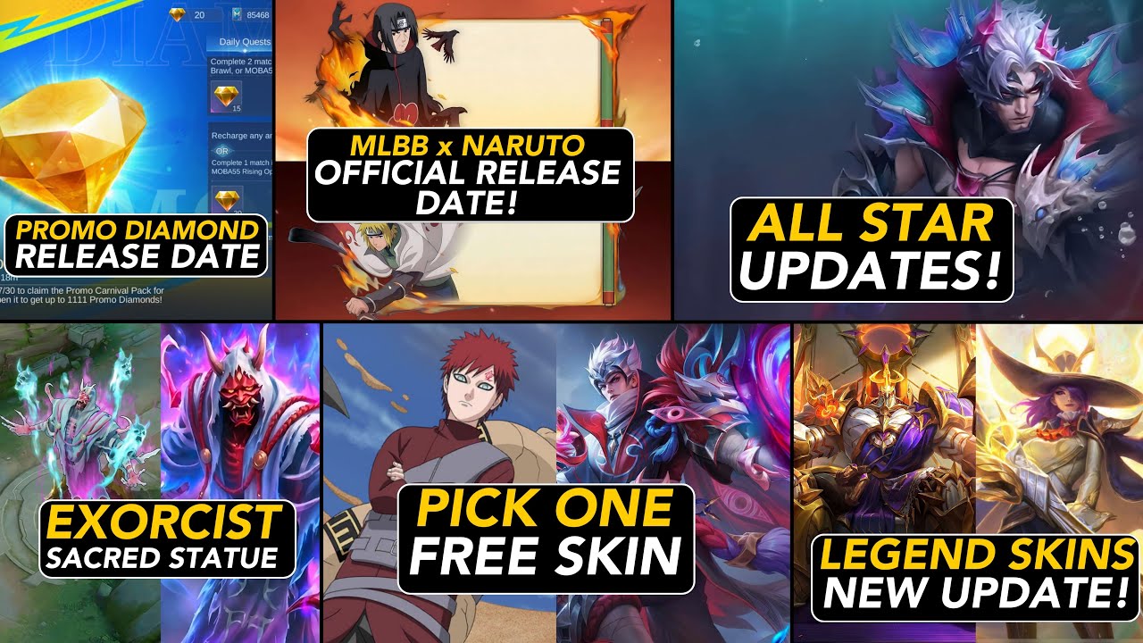 MLBB X NARUTO OFFICIAL RELEASE DATE| TIPS TO GET EUDORA COVENANT| LEGEND SKINS UPDATE| PROMO DIAS 