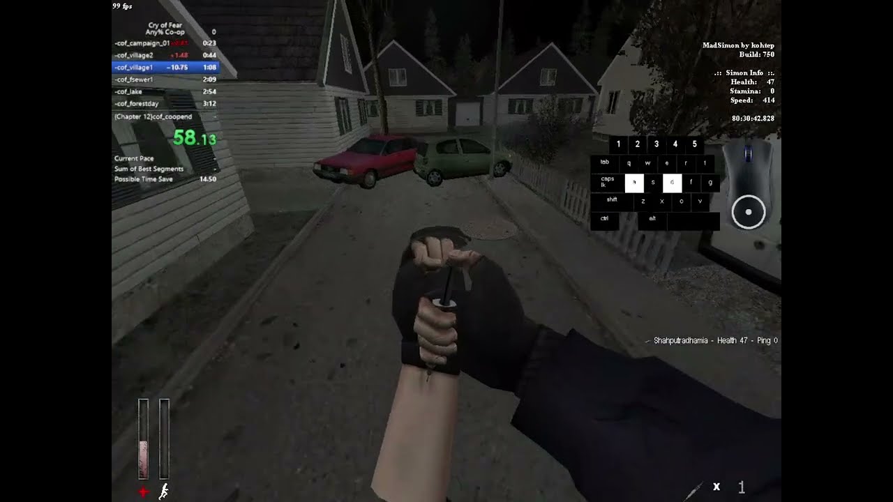Cry of Fear Co-op Solo in 12:55.530