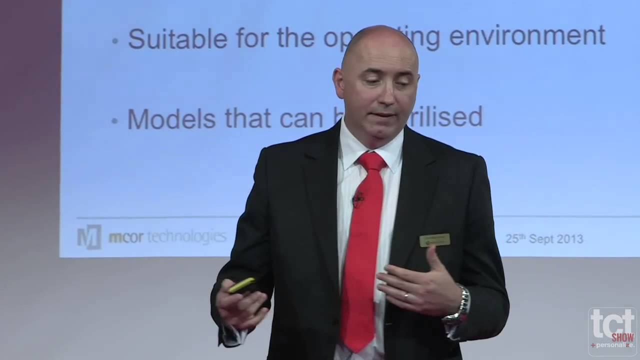 Conor MacCormack, CEO, Mcor @ TCT Show + Personalize 2013