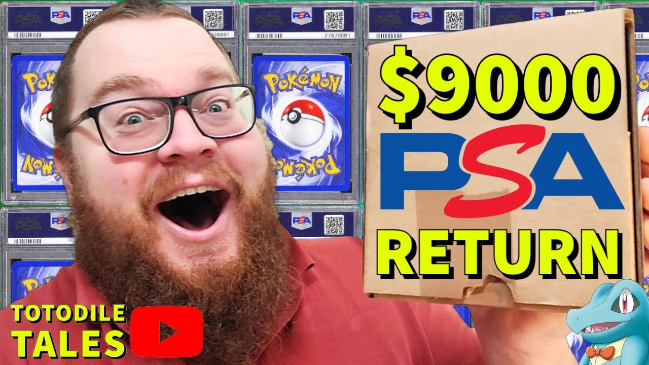 $9000 PSA Pokemon Return - My First PSA Submission!