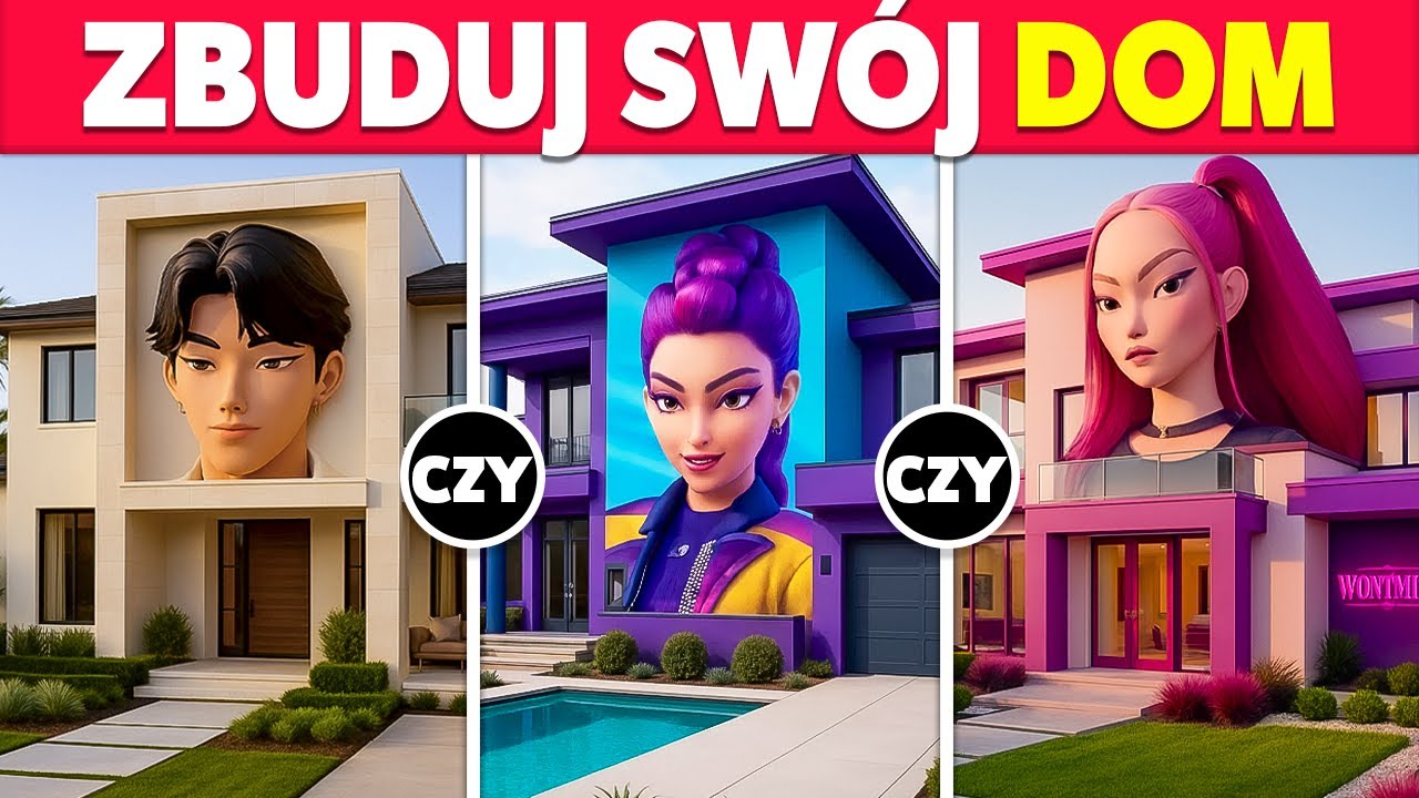 Zbuduj swój dom KPOP DEMON HUNTERS 👩‍🦰😈🏠 Co byś wolał...? 💖 50 NIEMOŻLIWYCH WYBORÓW
