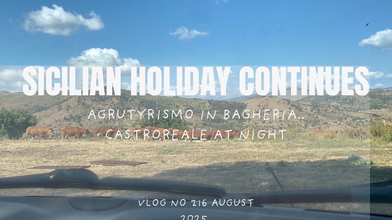 Vlog No 216 Agri-turismo and walking around the village at night