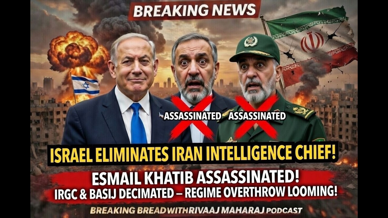 IRAN'S INTEL CHIEF ELIMINATED! Mossad Decimates Regime – Overthrow Now Inevitable?!