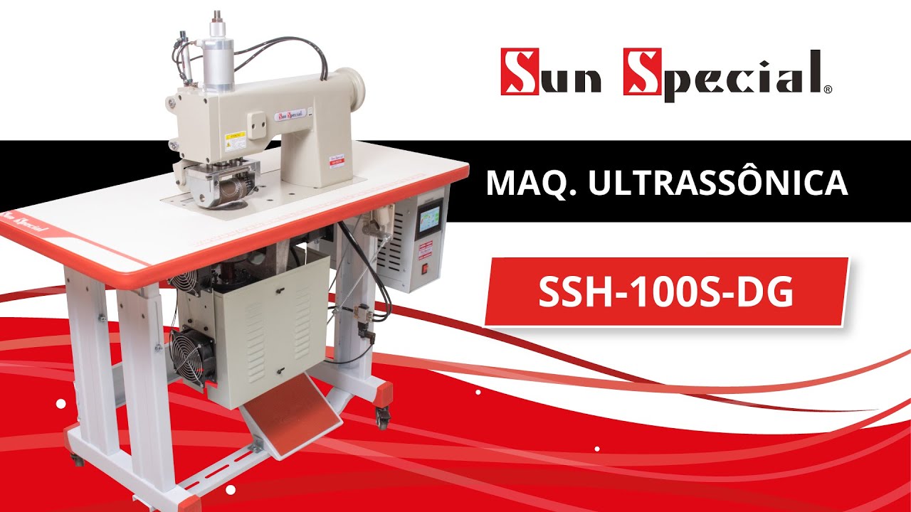 Máquina Ultrassônica Pneumática Eletrônica SSH-100S-DG da Sun Special