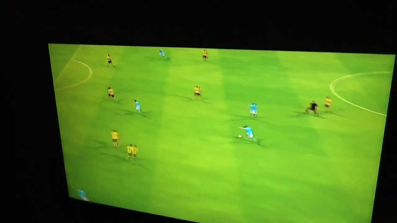 David villa scoring on the highlights for the win!