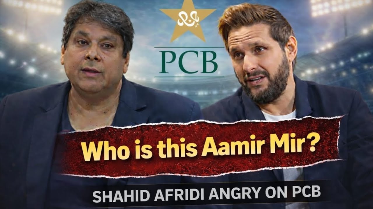 Who Is Amir Mir? 😳 Shahid Afridi EXPLODES on PCB After Pakistan ODI Squad Announcement!”