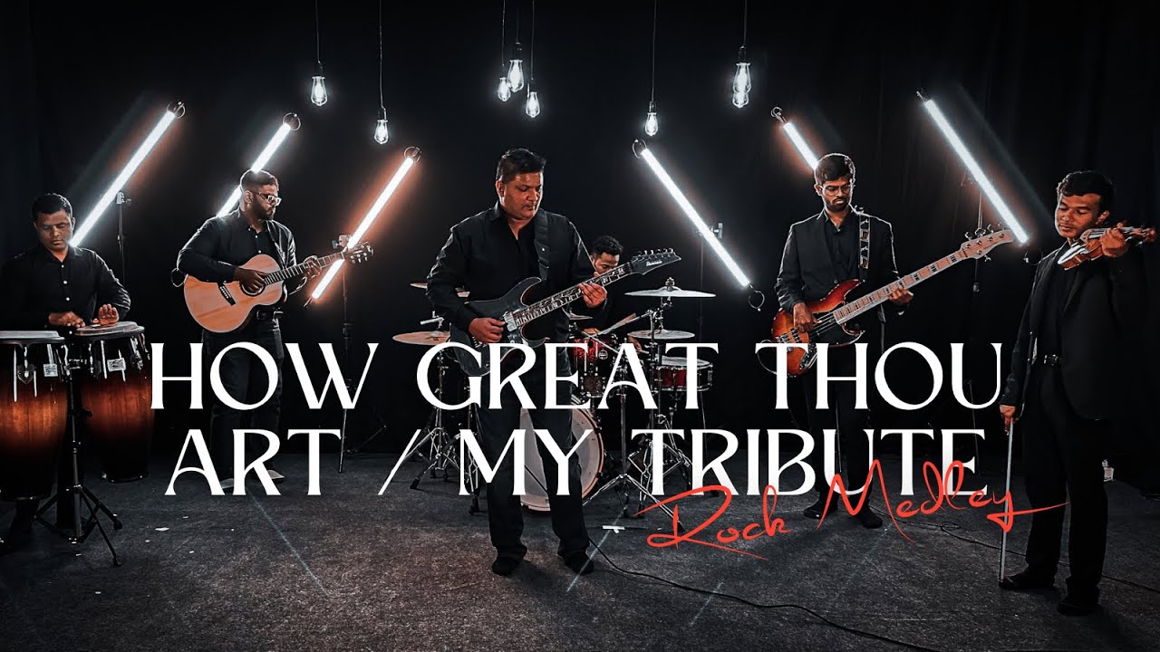 How Great Thou Art & My Tribute |4k| Fusion Rock Instrumental | Benjamin Ebenezer and Friends