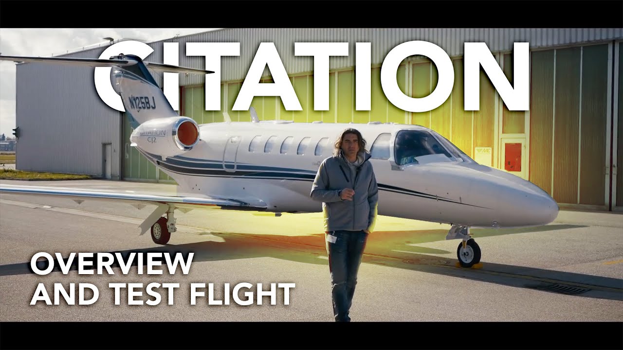 Cessna Citation: The simplest private jet! Test flight Cessna Citation CJ2