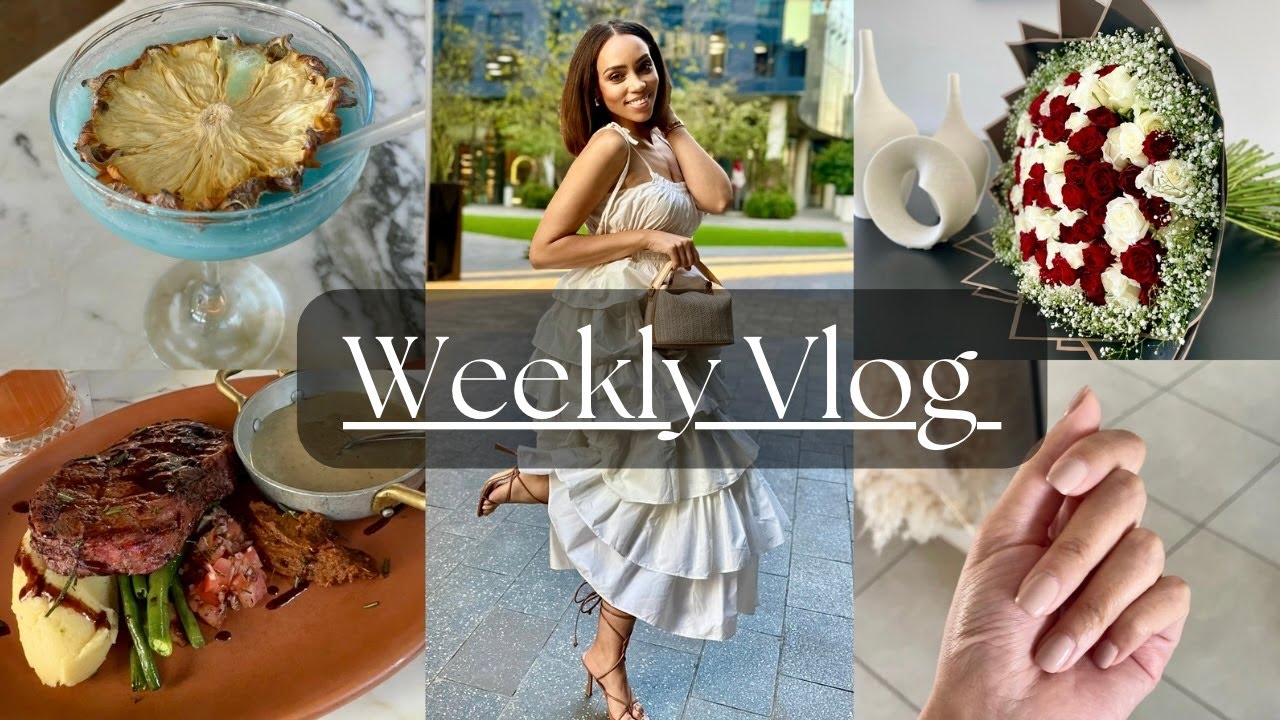 Weekly Vlog | GRWM for a Date with Boyfriend, Work meeting, Doing my nails, A beautiful surprise