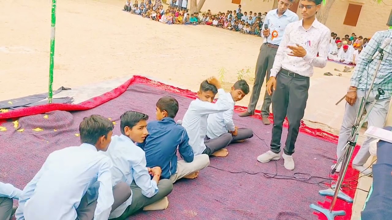 15 अगस्त पर नाटक मारवाडी में सानदार 😀😀।