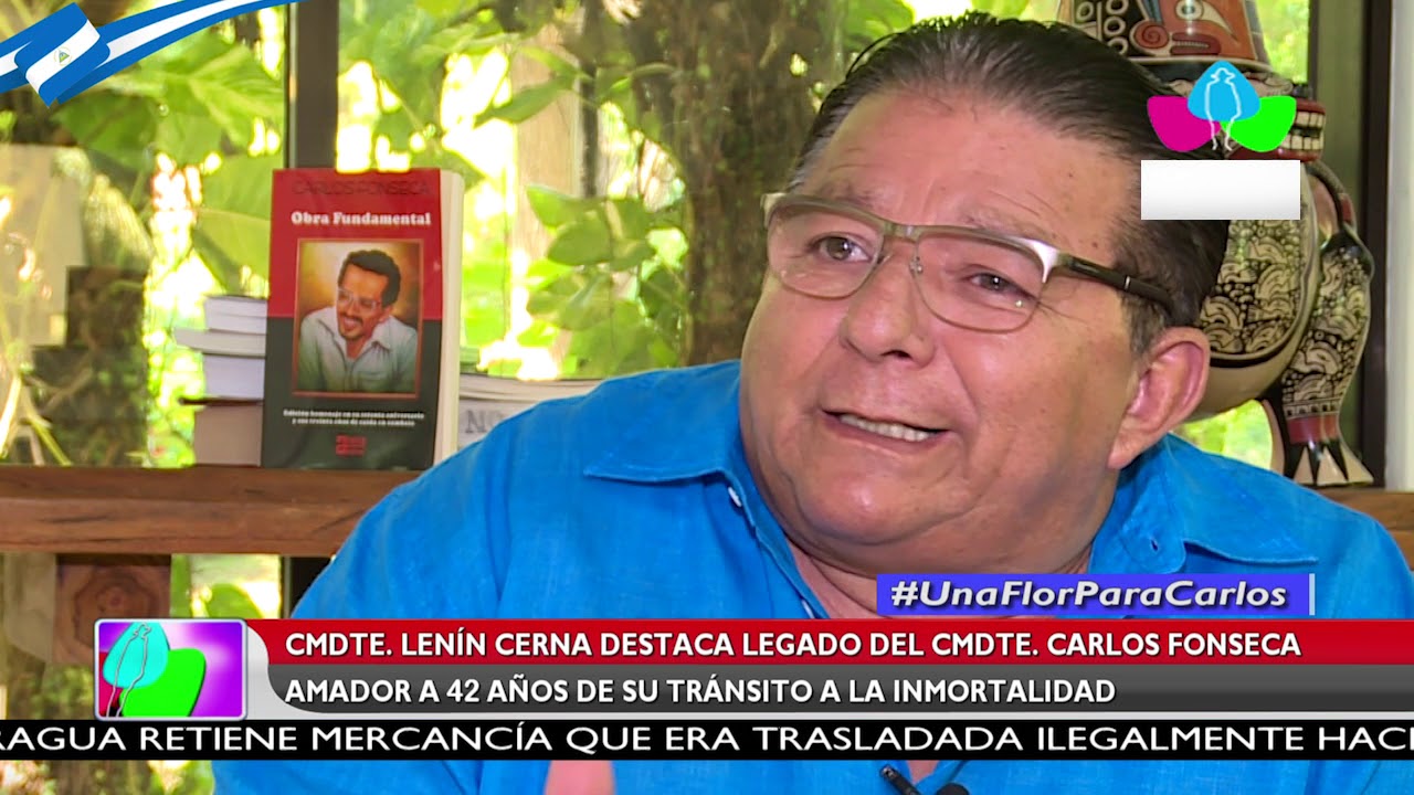 Cmdte. Lenín Cerna destaca legado del Cmdte. Carlos Fonseca Amador