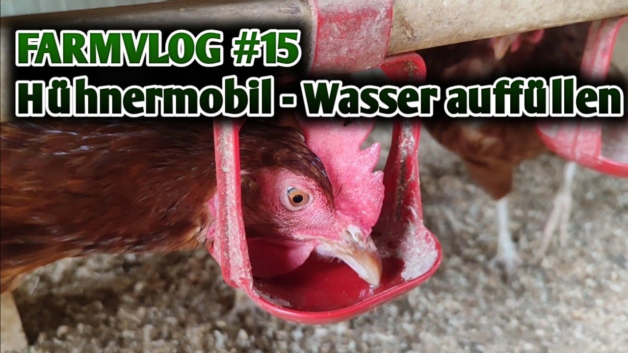 FARMVLOG #15 Wasser auffüllen im Hühnermobil mit Fendt Farmer 309 LSA 🚜🐔💧