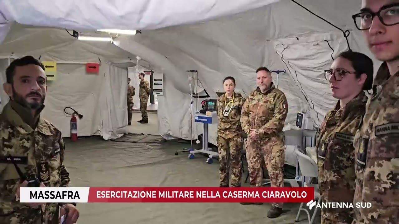 SPECIALE - MASSAFRA (TA) - ESERCITAZIONE MILITARE NELLA CASERMA CIARAVOLO - 19 FEBBRAIO 2026