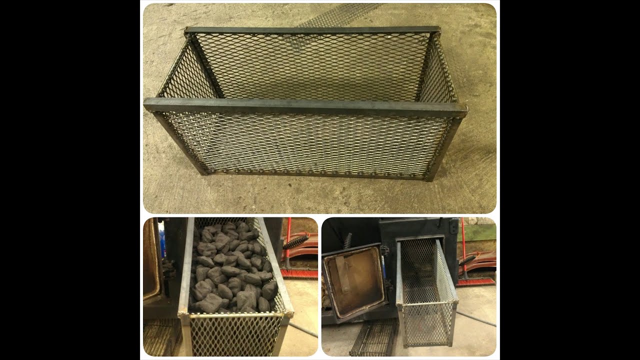 Making the 275 Gallon Smoker Mine Part 4 Using the Charcoal Basket