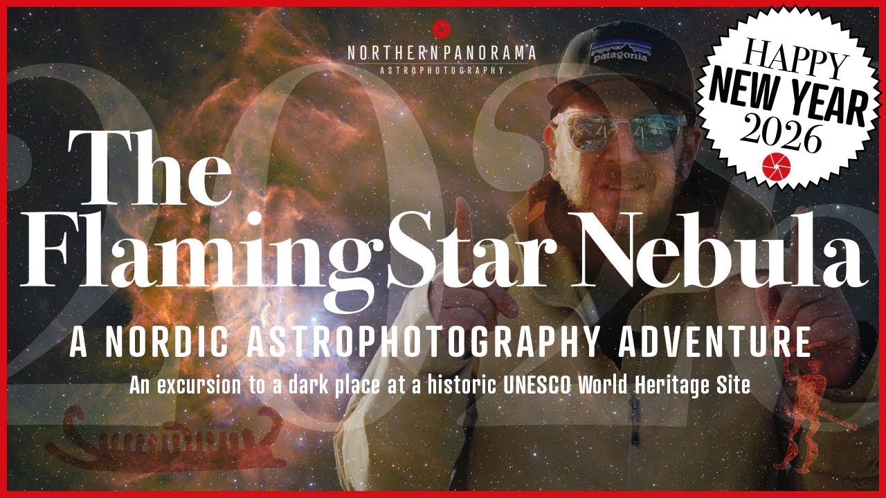 The Flaming Star Nebula, a Nordic Astrophotography Adventure