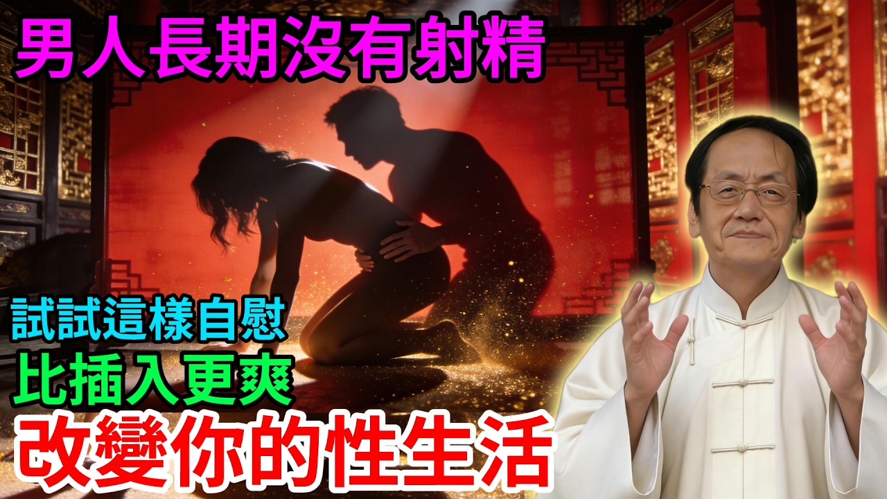 倪海廈：男人長期沒有射精，試試這樣自慰，比插入更爽，改變你的性生活