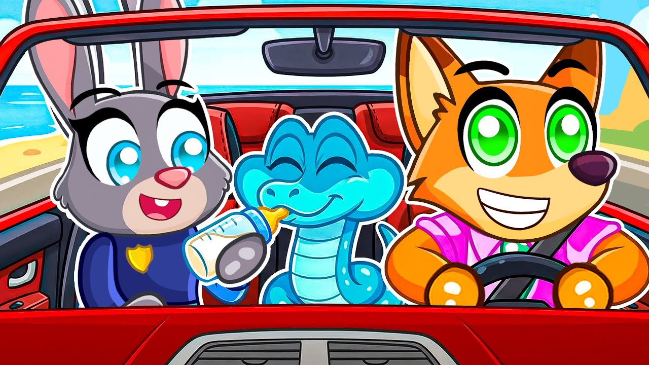 NICK & JUDY Ultimate CRAZY ROAD TRIP with GARY DE'SNAKE in Roblox! | Zootopia 2