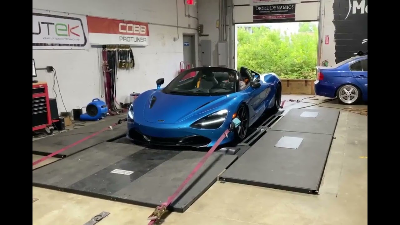 Mclaren 720s volcano blue ARMYTRIX Full Exhaust System l Revs Sound, Pops and Bangs!!! SUPERCARS!!