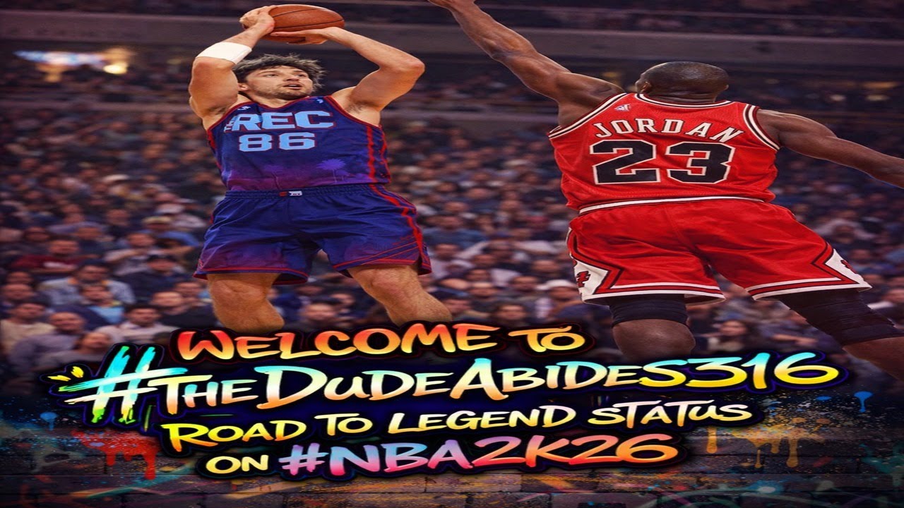 Welcome to #TheDudeAbides316 Road To Legend Status on #NBA2k26