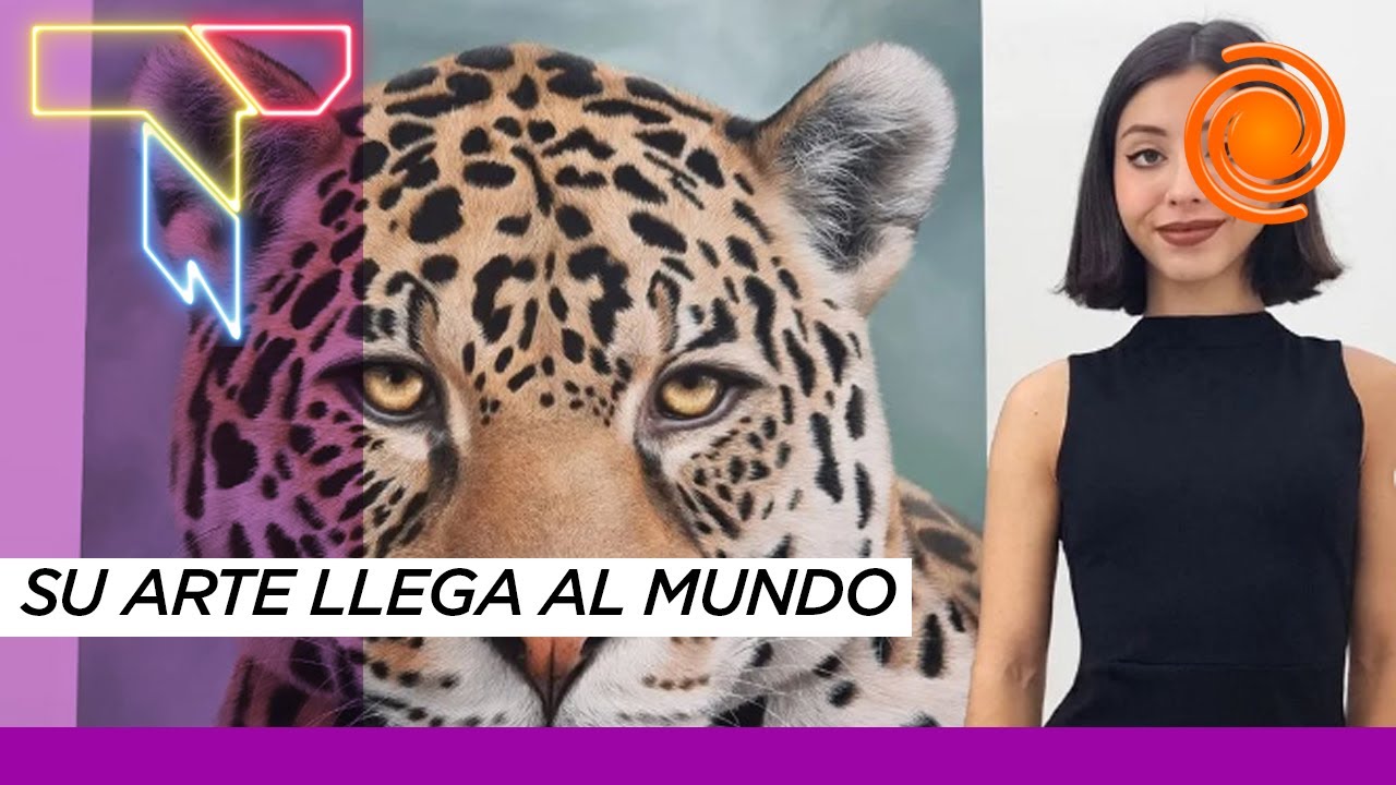 Valentina Cucchiani pinta cuadros hiperrealistas de animales y los vende al rededor del mundo