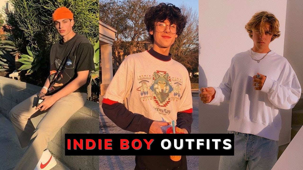 Indie Boy Aesthetic Outfits Ideas 2023 | Indie Boy Outfits | Vintage Outfits Men | Men's Fashion