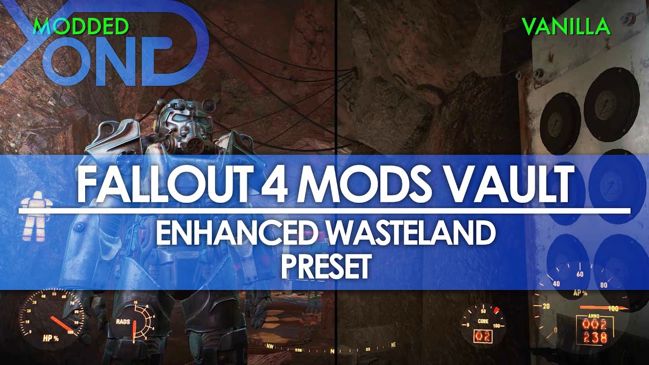 Fallout 4 Mods Vault - Enhanced Wasteland Preset (First Graphics Mod)