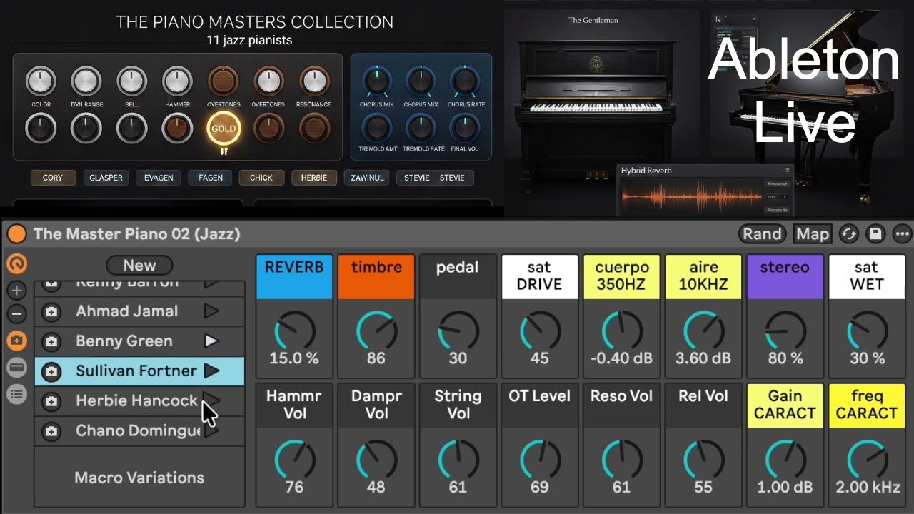 The Piano Masters Collection | 48 Legendary Presets for Ableton Live+Kontakt The Gentleman
