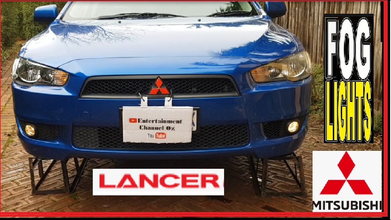 CJ MITSUBISHI LANCER FOG LIGHTS INSTALL FROM START TO FINISH.