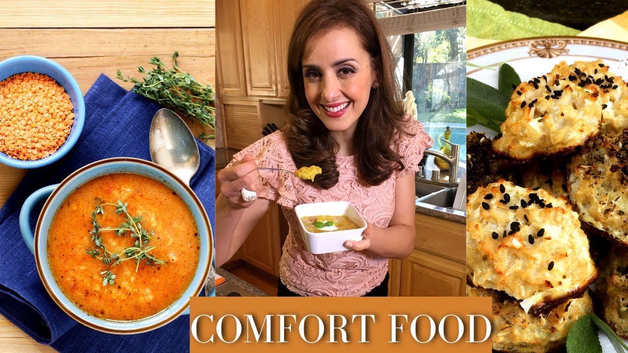 SHORBAT ADAS (LENTIL SOUP) AND LOWCARB ZA'ATAR BREAD!