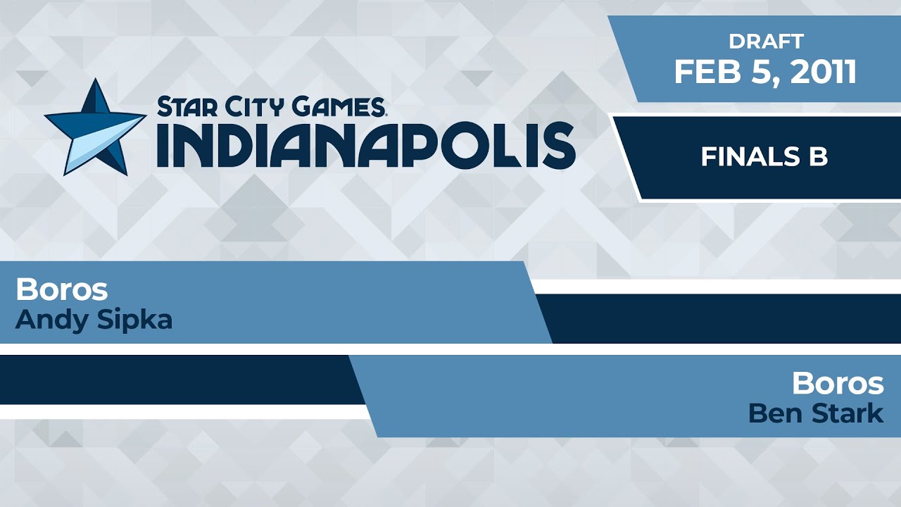 SCGINDY: Finals B - Ben Stark vs Andy Sipka | Draft