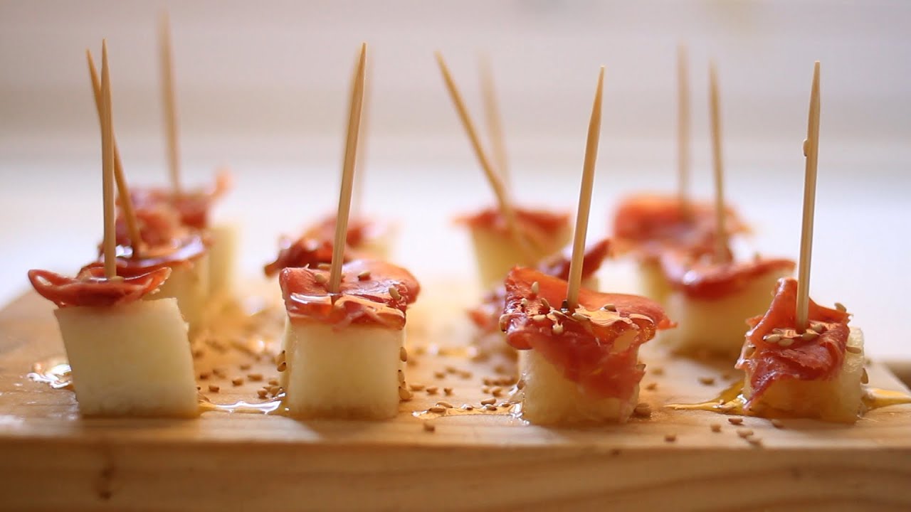 Cómo preparar melón con jamón
