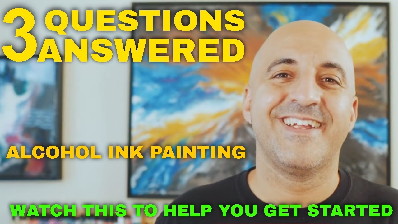 3 Most-Asked Questions about Alcohol Ink Painting and How to Get Started! And a Little About Myself.