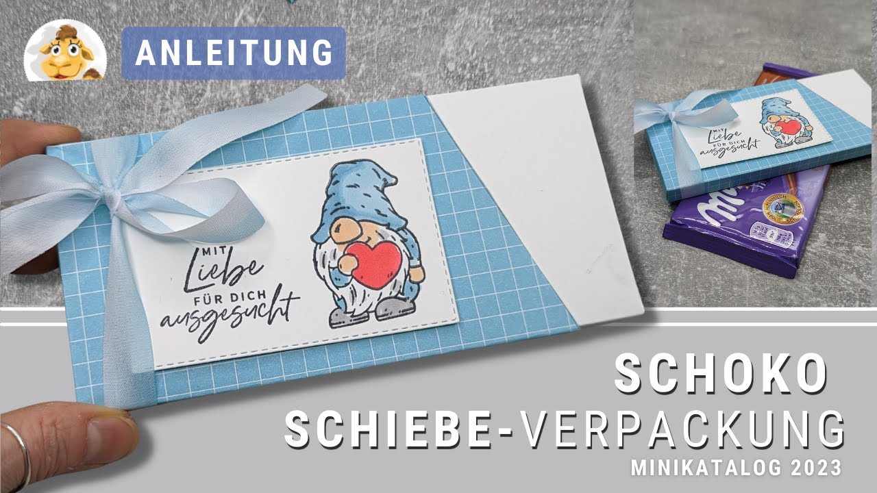 Anleitung Schoko Verpackung milka Wichtel | mit Liebe ausgesucht