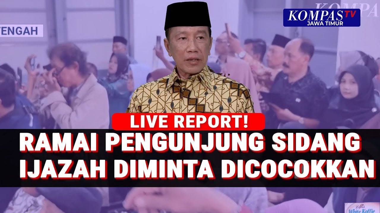 Ramai Pengunjung Sidang Citizen Law Suit Ijazah Jokowi Masuk Tahap Pembuktian Di PN Surakarta