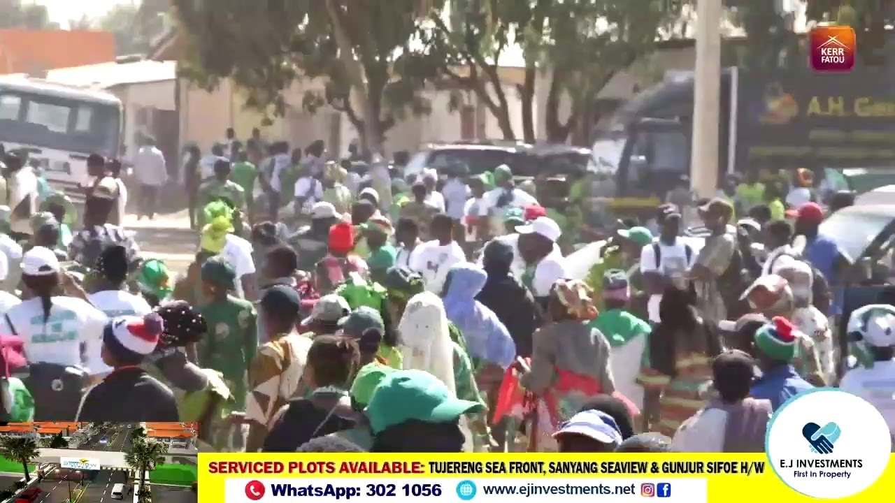 APRC demonstrates demanding the return of Former President Yahya Jammeh