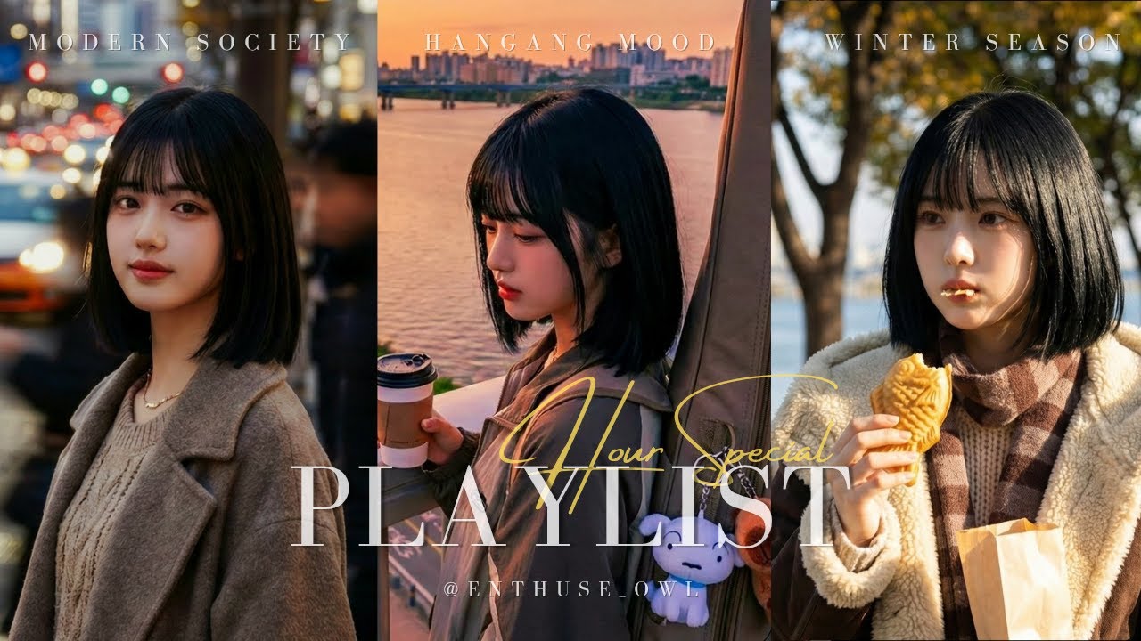 Playlist. Hour Special 행복한 기분이 들게하는 노래모음 INDIE KPOP MUSIC : Modern Society...
