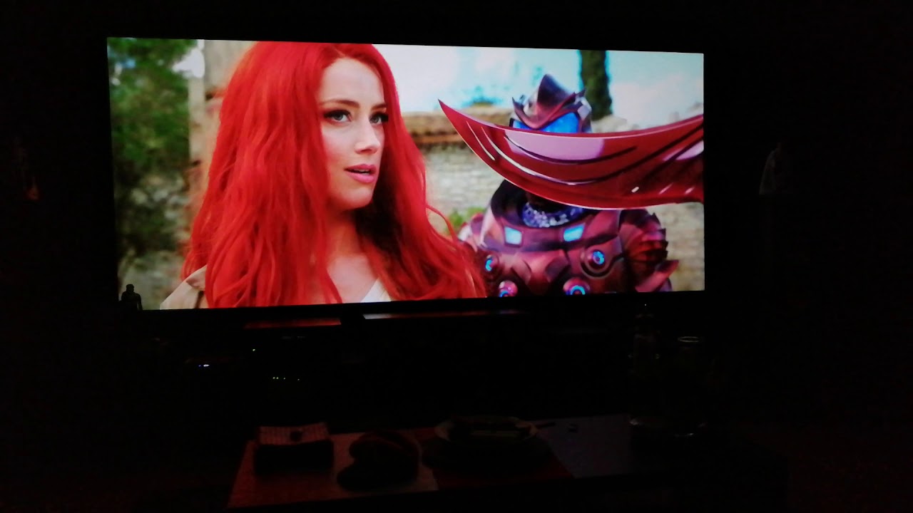 Jvc Rs400 (X5000) 4K projector with contrast Grey gamma screen 150inch(lights open) Aquaman